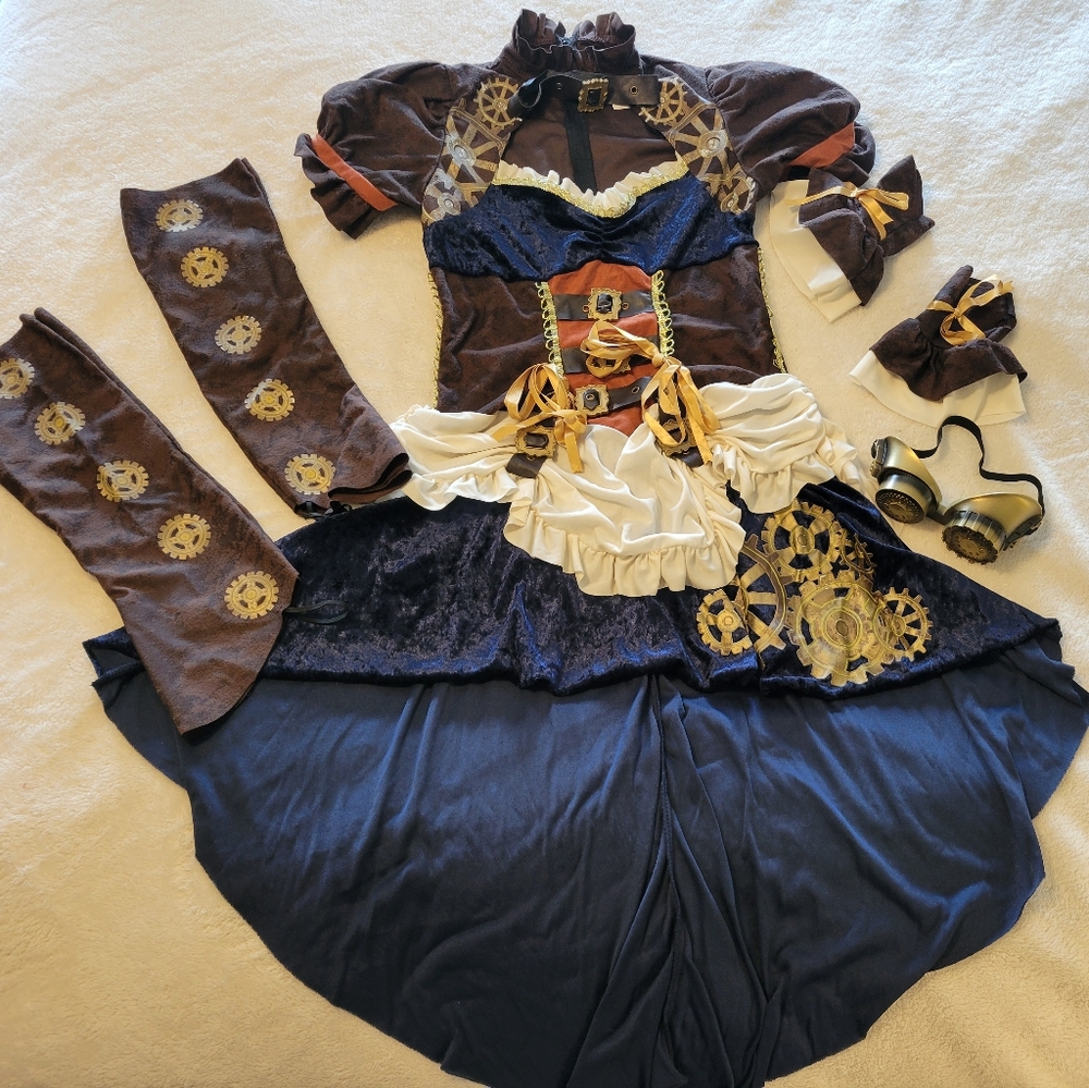 Deluxe Spirit Halloween Steampunk Costume sz adult small